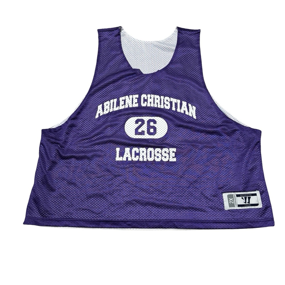 Abilene Christian University Warrior Brand Reversible Mesh Lacrosse Jersey 2X